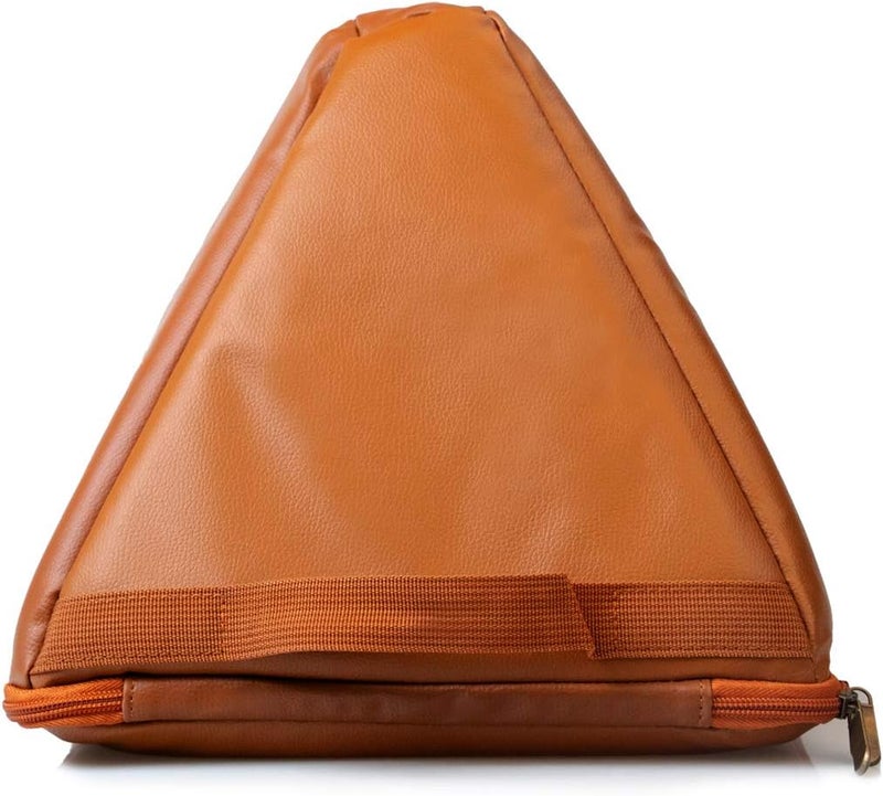 TOPFUND Crystal Singing Pyramid 4.5 inch with Carrying Case and Quartz Suede Mallet - Image 3